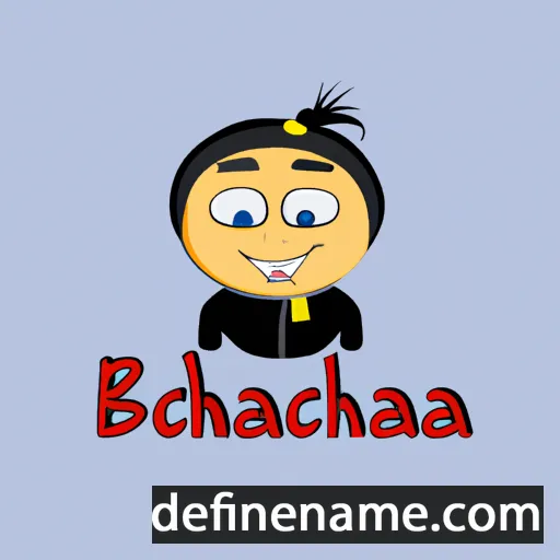 cartoon of the name Baschewa