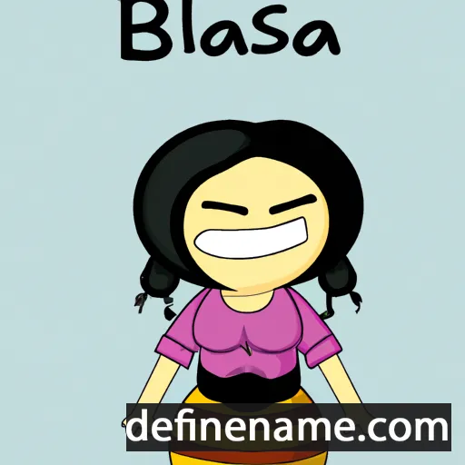 cartoon of the name Baselisa