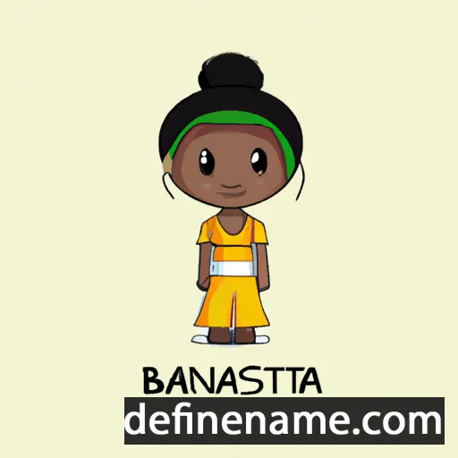 cartoon of the name Basetsana