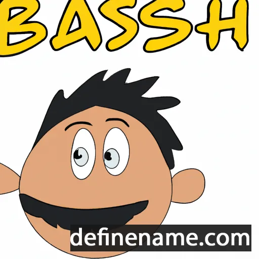 cartoon of the name Bashir