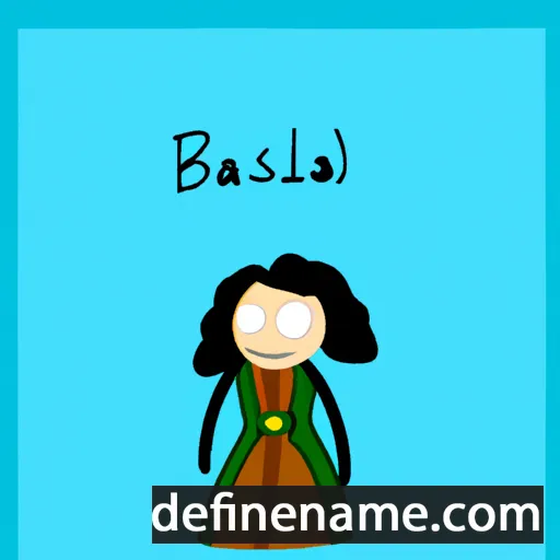 cartoon of the name Basileia