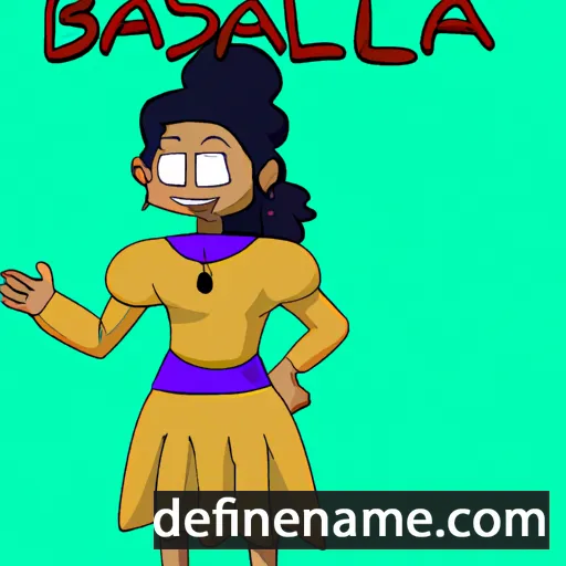 cartoon of the name Basilisa