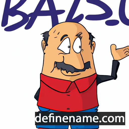 cartoon of the name Basiliu