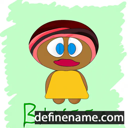 cartoon of the name Bassena