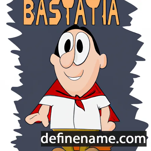 cartoon of the name Bastiano