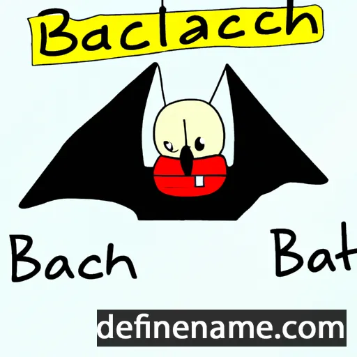 cartoon of the name Bat-Schua