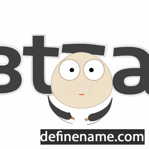 cartoon of the name Bata