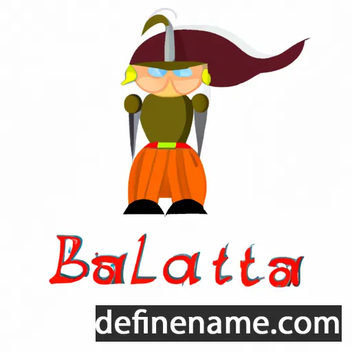 cartoon of the name Batalanta