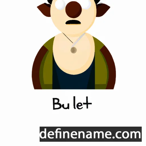 cartoon of the name Bathuel