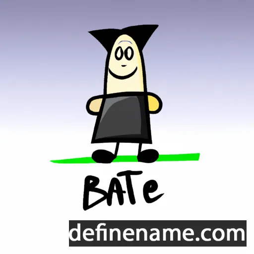 cartoon of the name Batrice