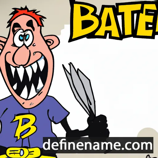 cartoon of the name Battes