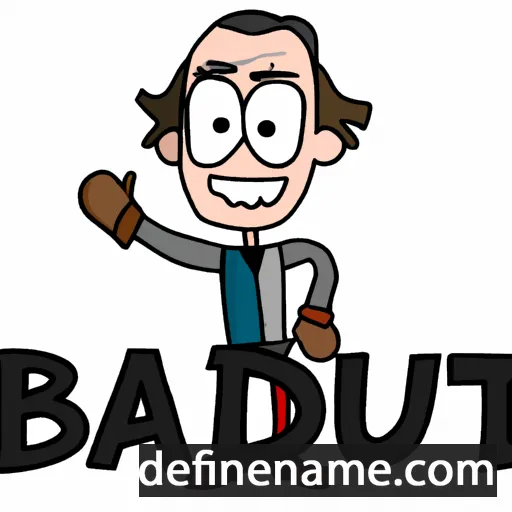 cartoon of the name Baudet