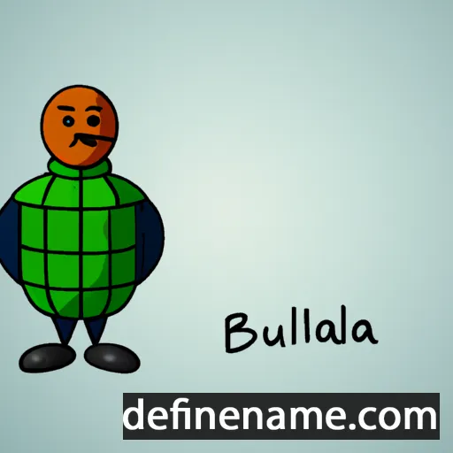 cartoon of the name Baudihillia