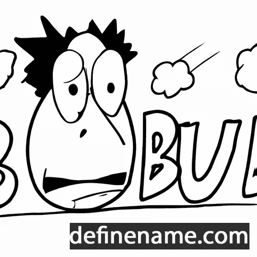 cartoon of the name Baue