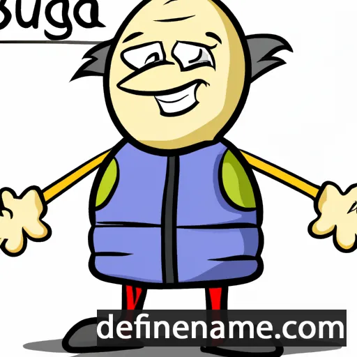 cartoon of the name Baugeid