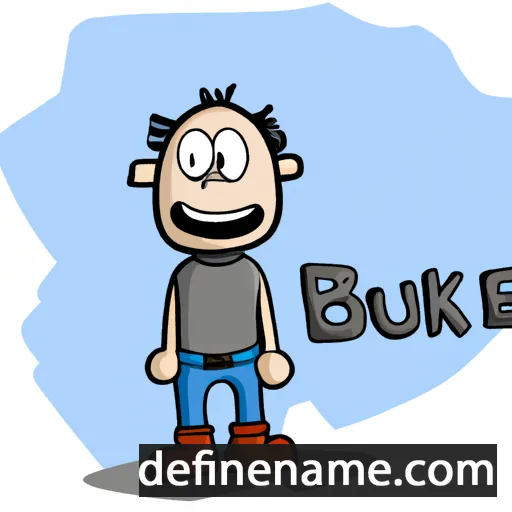 cartoon of the name Bauke