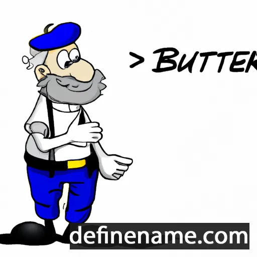 cartoon of the name Bautesar