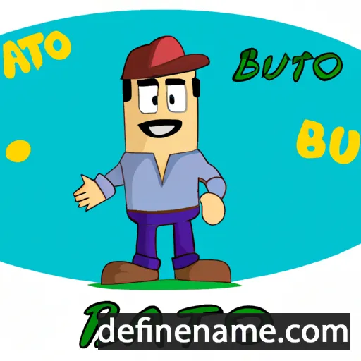 cartoon of the name Bauto