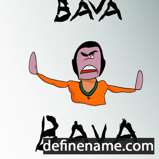 Bava cartoon