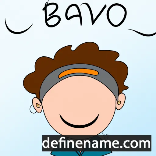 cartoon of the name Bavo