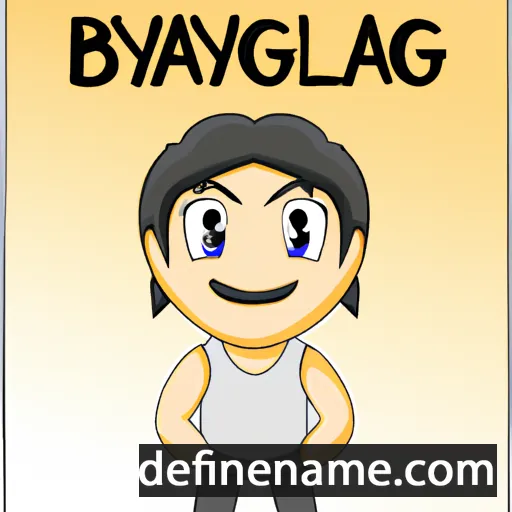 cartoon of the name Bayalag