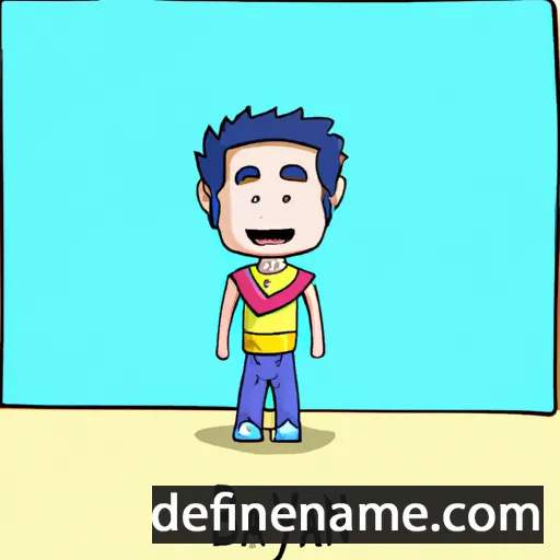 cartoon of the name Bayañ