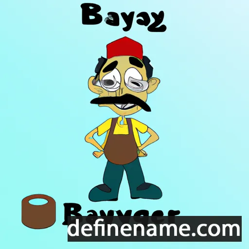 cartoon of the name Bayangöl