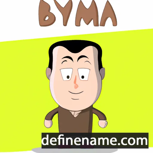 cartoon of the name Bayarma