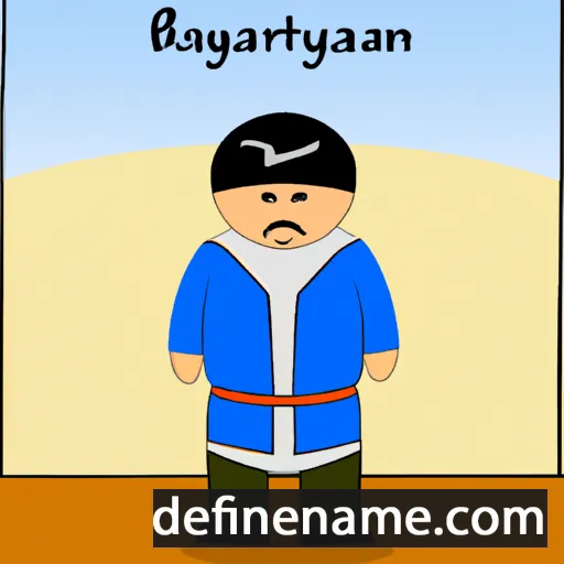 Bayarzhargal cartoon