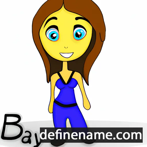 cartoon of the name Bayla