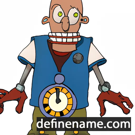 cartoon of the name Baytimer