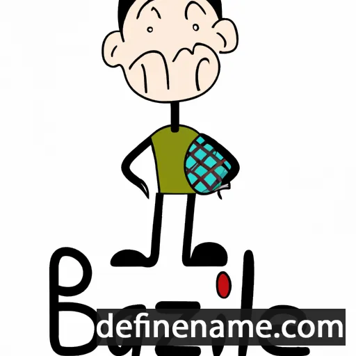 cartoon of the name Bazilije