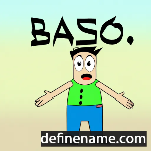 cartoon of the name Bazsó