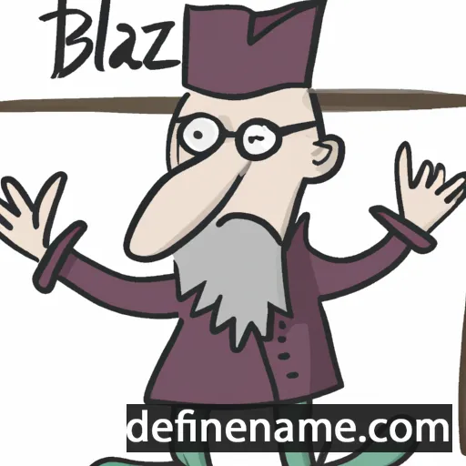 cartoon of the name Bazyliusz