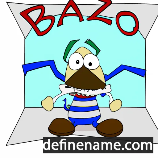 cartoon of the name Bazzu