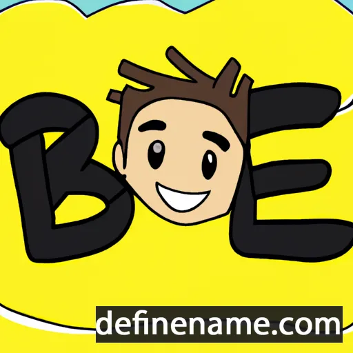 cartoon of the name Bê