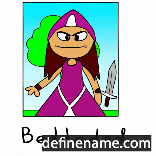 Bealdhild cartoon