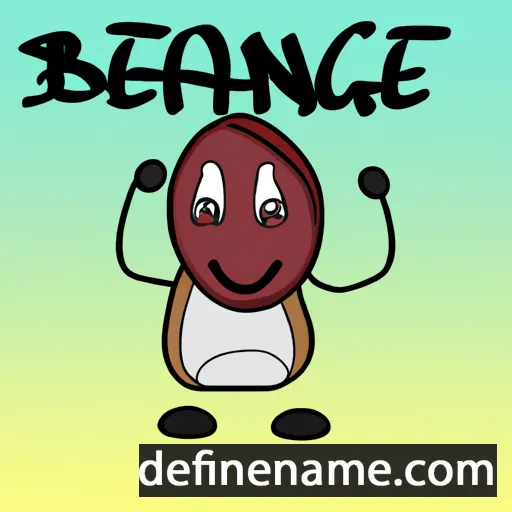 cartoon of the name Beangagarrie