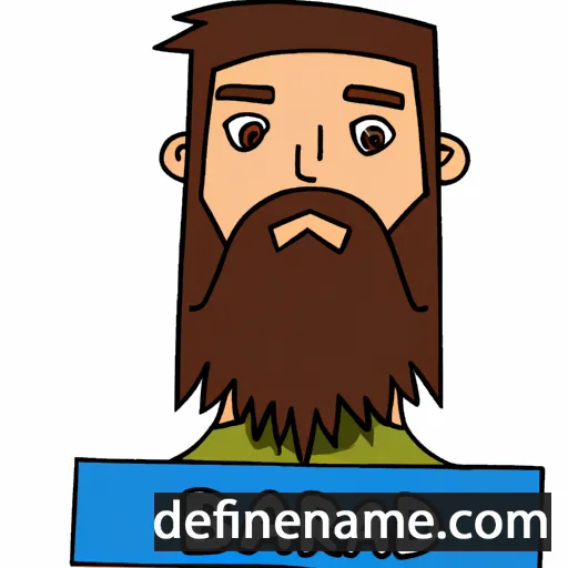 cartoon of the name Beard