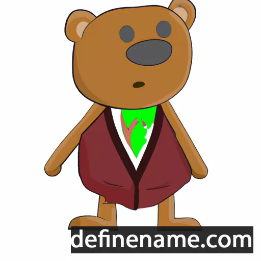 cartoon of the name Bearnárd