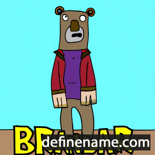 cartoon of the name Bearnard