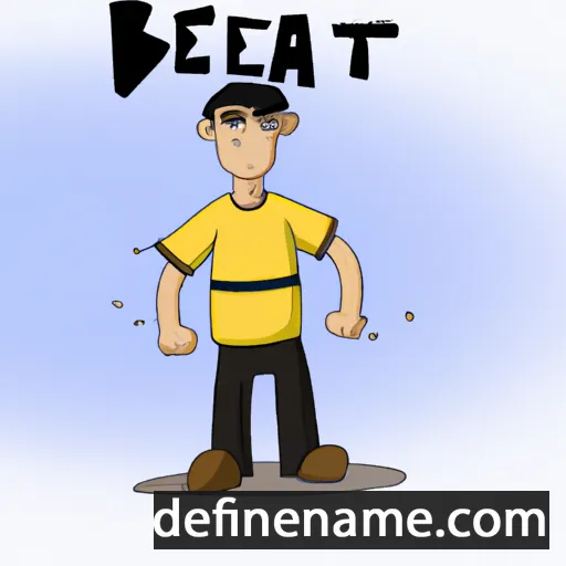 cartoon of the name Beaten