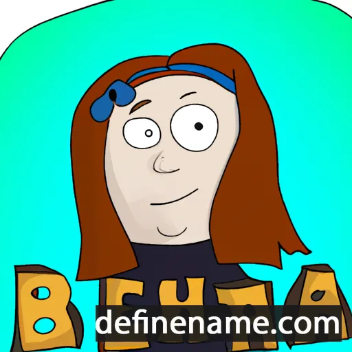 cartoon of the name Beatha