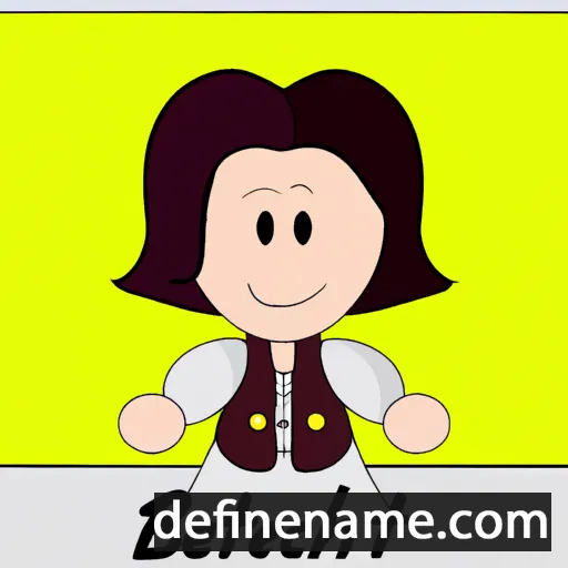 cartoon of the name Beatriche