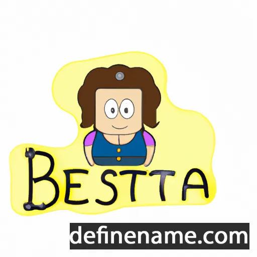 cartoon of the name Beatrisa