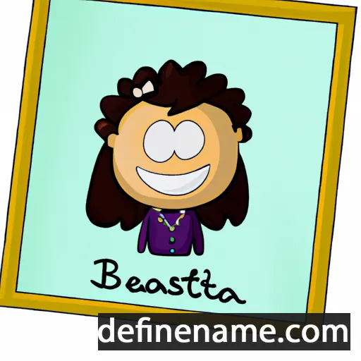 cartoon of the name Beatrisia