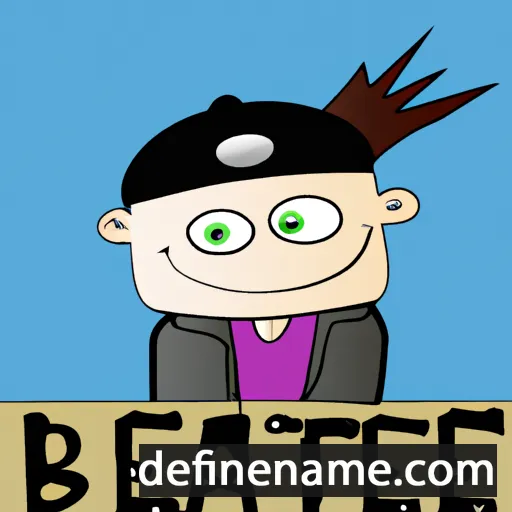 cartoon of the name Beattie