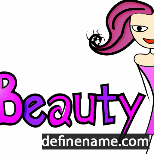 Beauty cartoon