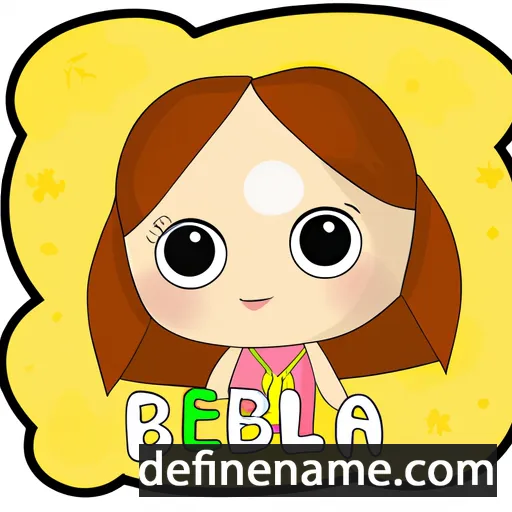 cartoon of the name Bebela