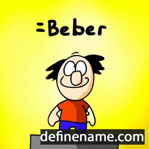 cartoon of the name Bebert